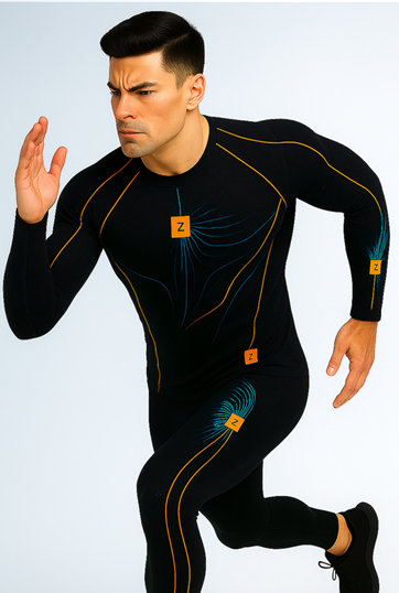 Men’s and woman’s long sleeve smart mesh fabric stretch athletic top